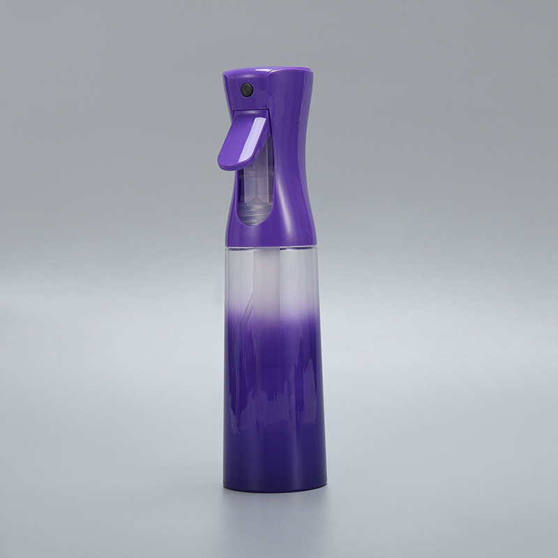 Purple continuous spray bottle