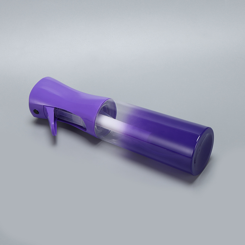 Purple continuous spray bottle