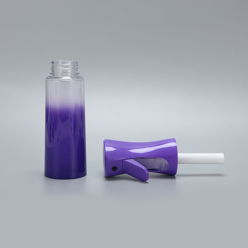 Purple continuous spray bottle