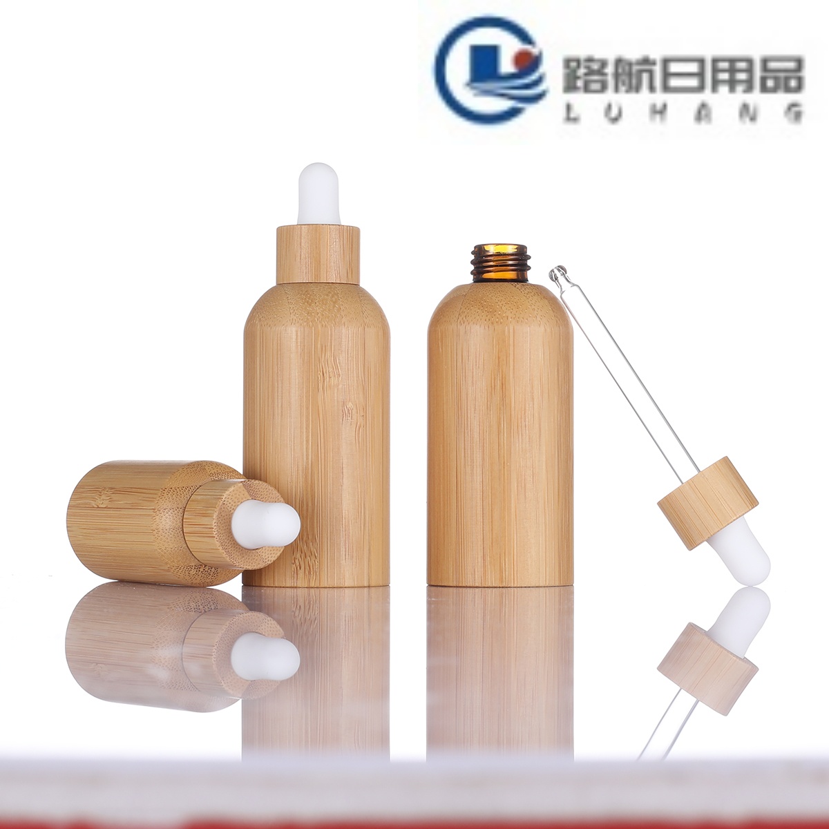 Bamboo shell liquid drop bottle, cosmetics aromatherapy bottle, all-inclusive bamboo and wood product oil bottle