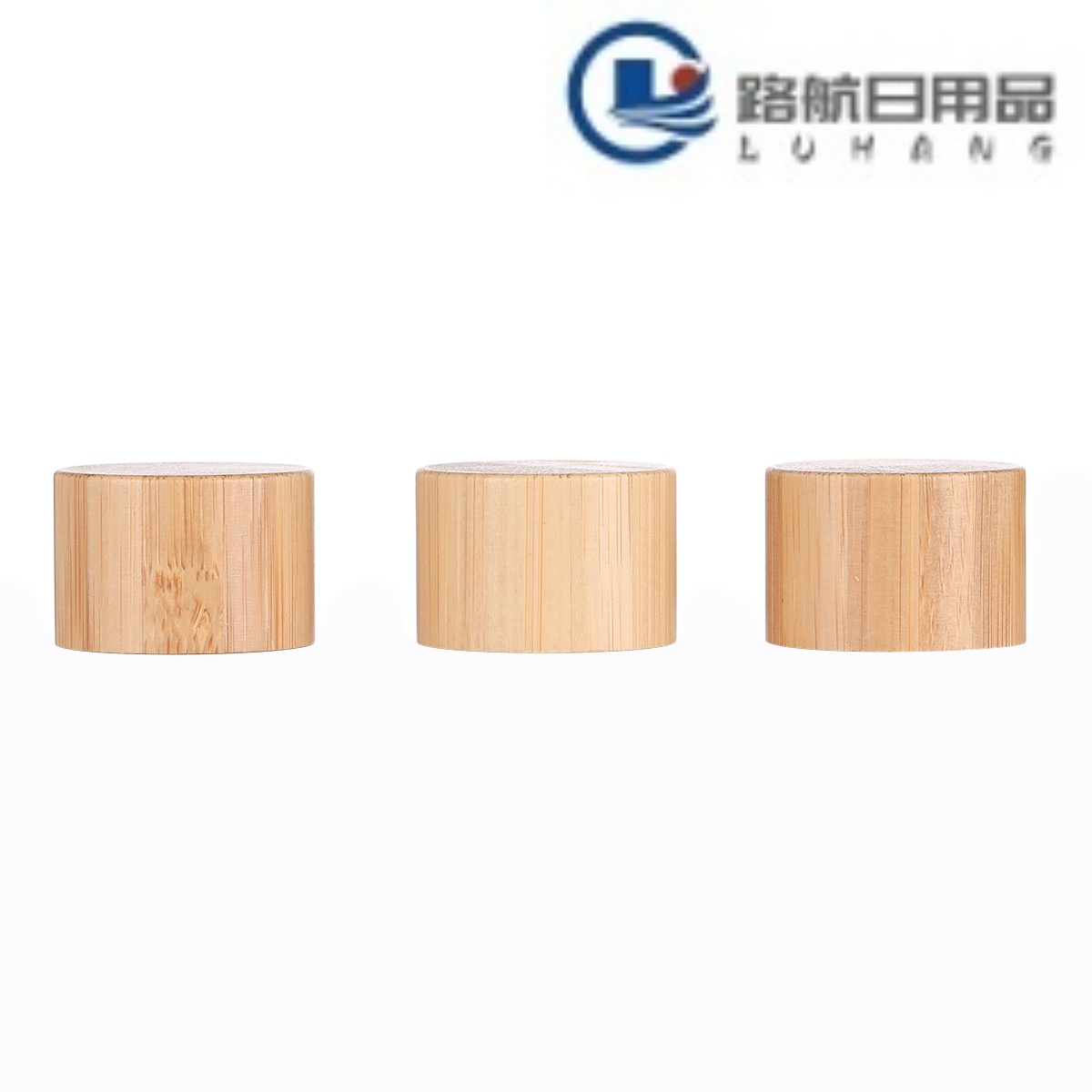 24/410Screw cap, bamboo wood cap, cosmetic cap