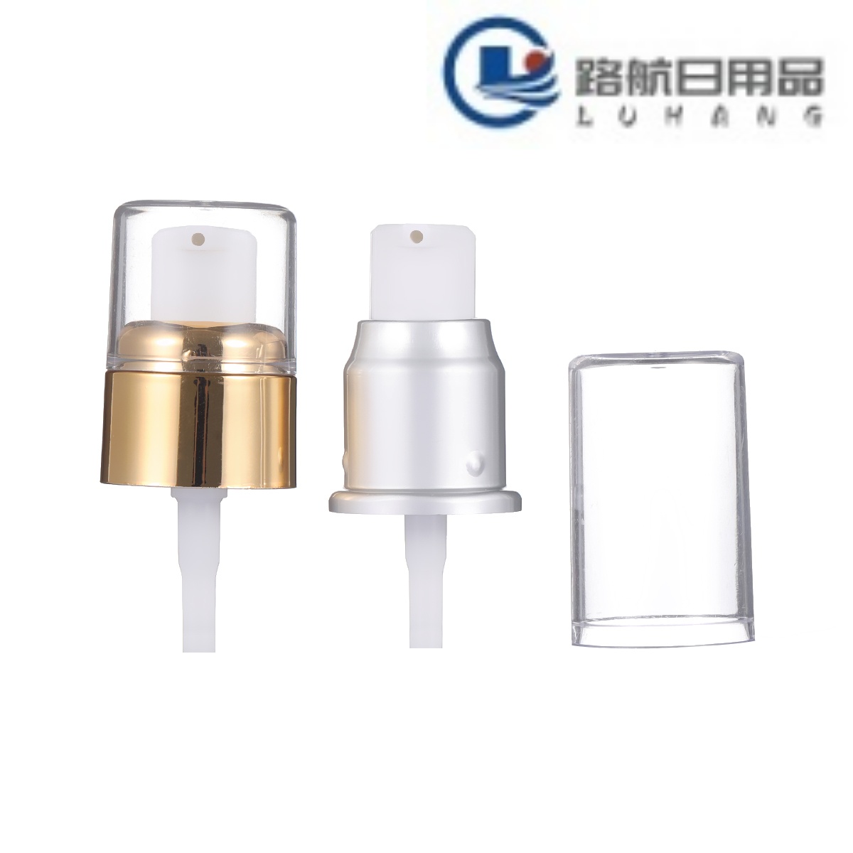 Customized 18/410 Lotion Pump Foundation Essence Electroplating Pump